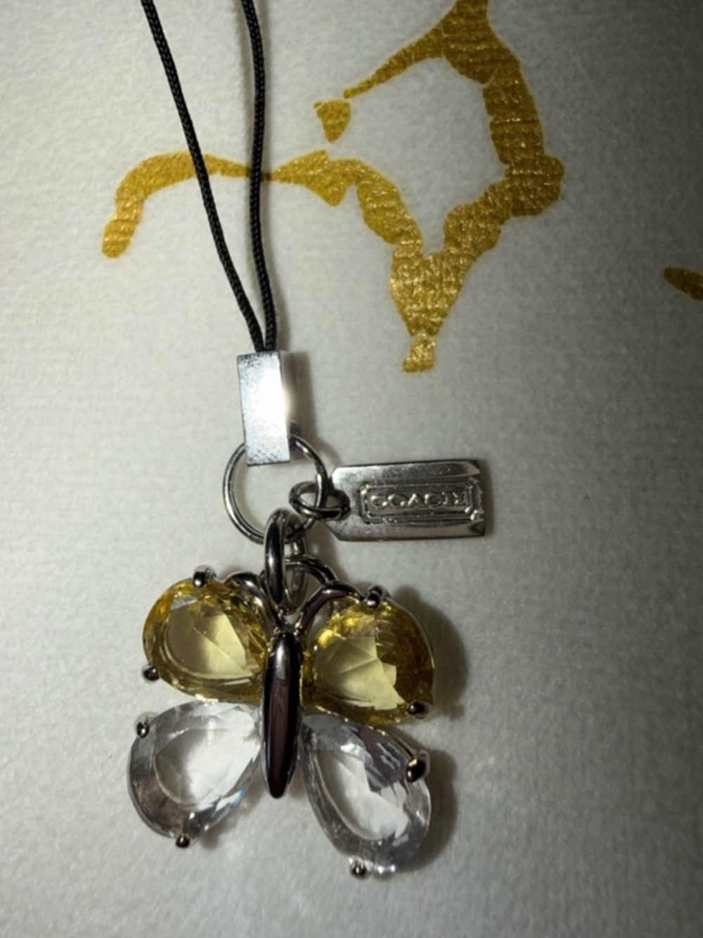 Coach Y2K Moissanite Butterfly
Charm